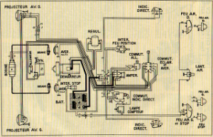 Faisceau électrique pour 2CV 6 volts (1955 à 1961) – Câblage auto